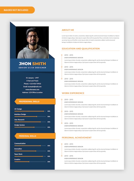 Premium Psd Modern And Minimalist Resume Or Cv Template In 2023