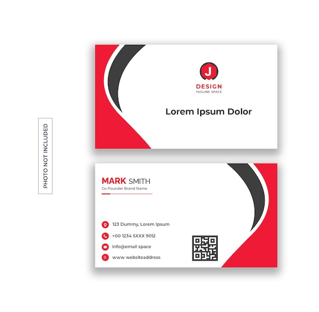 Premium PSD | Modern professional business card design template