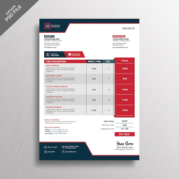 Download Free Invoice Images Free Vectors Stock Photos Psd Use our free logo maker to create a logo and build your brand. Put your logo on business cards, promotional products, or your website for brand visibility.