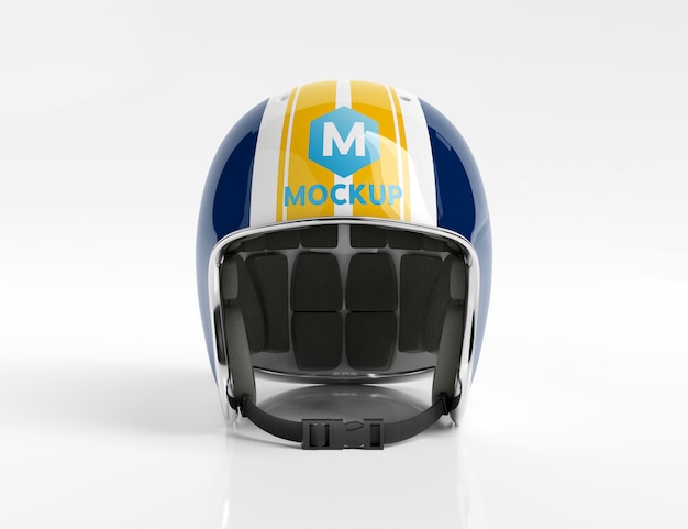 Download Motorbike helmet isolated mockup PSD file | Premium Download