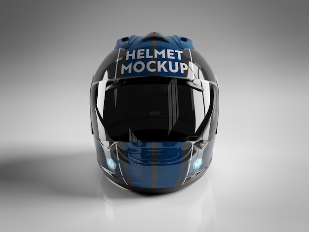 Download Premium PSD | Motorcycle helmet isolated on white mockup
