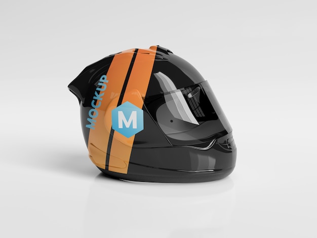 Download Motorcycle helmet mockup | Premium PSD File