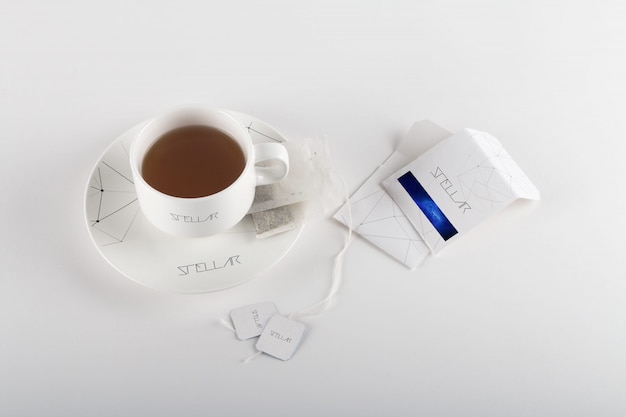 Download Mug and tea bag mock up design PSD file | Premium Download