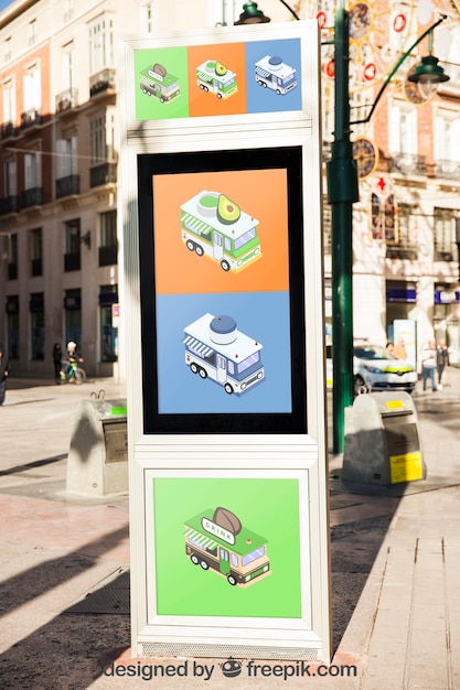 Download Free Psd Mupi Mockup In European City