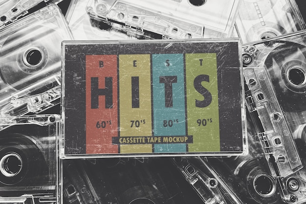 Download Music cassette tape mockup | Premium PSD File
