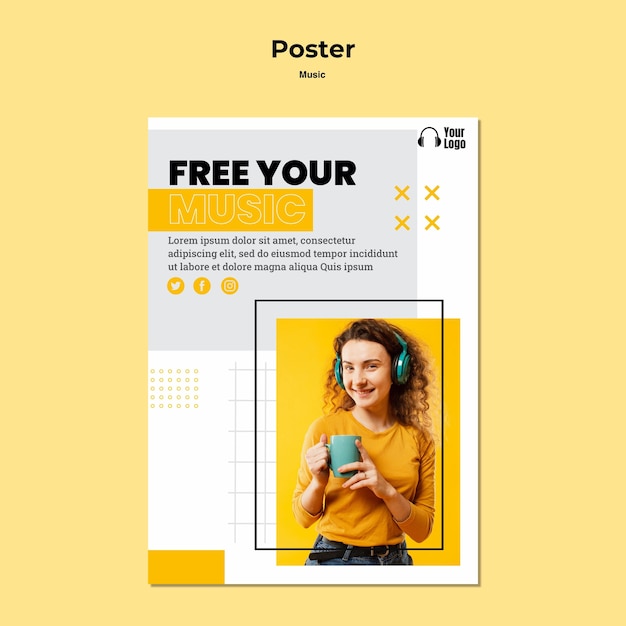 Download Singer Poster Psd 30 High Quality Free Psd Templates For Download PSD Mockup Templates