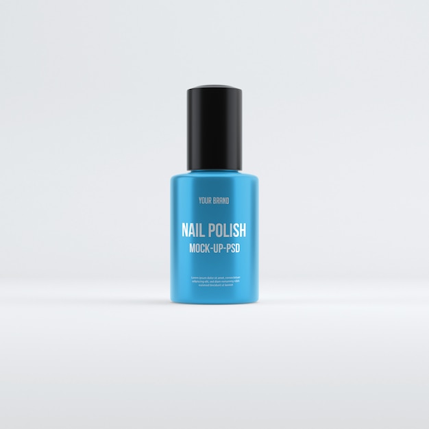 Download Nail polish bottle mockup | Premium PSD File