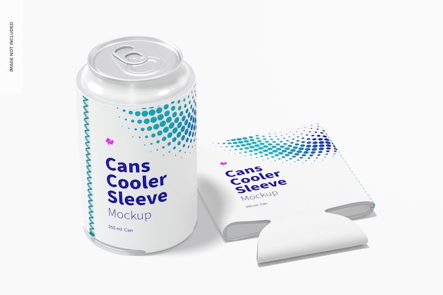 Download Free Psd Neoprene 355 Ml Can Cooler Sleeves Mockup