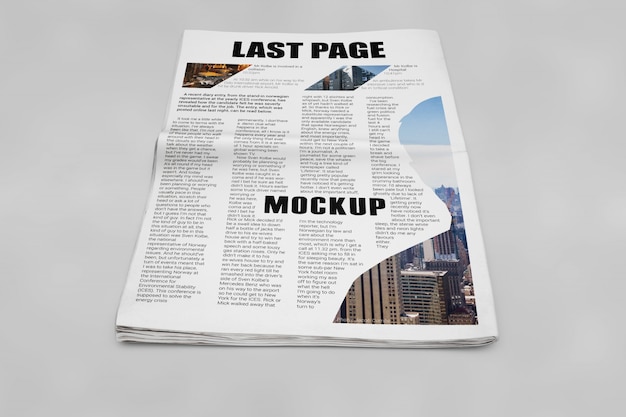 Download Free PSD | Newspaper mockup