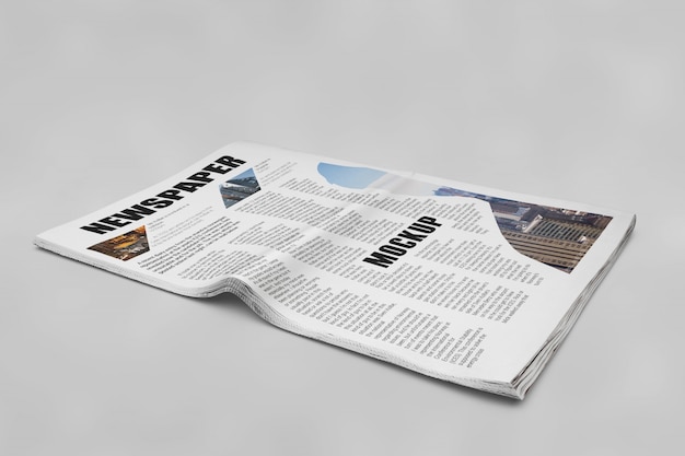Newspaper mockup PSD file | Free Download