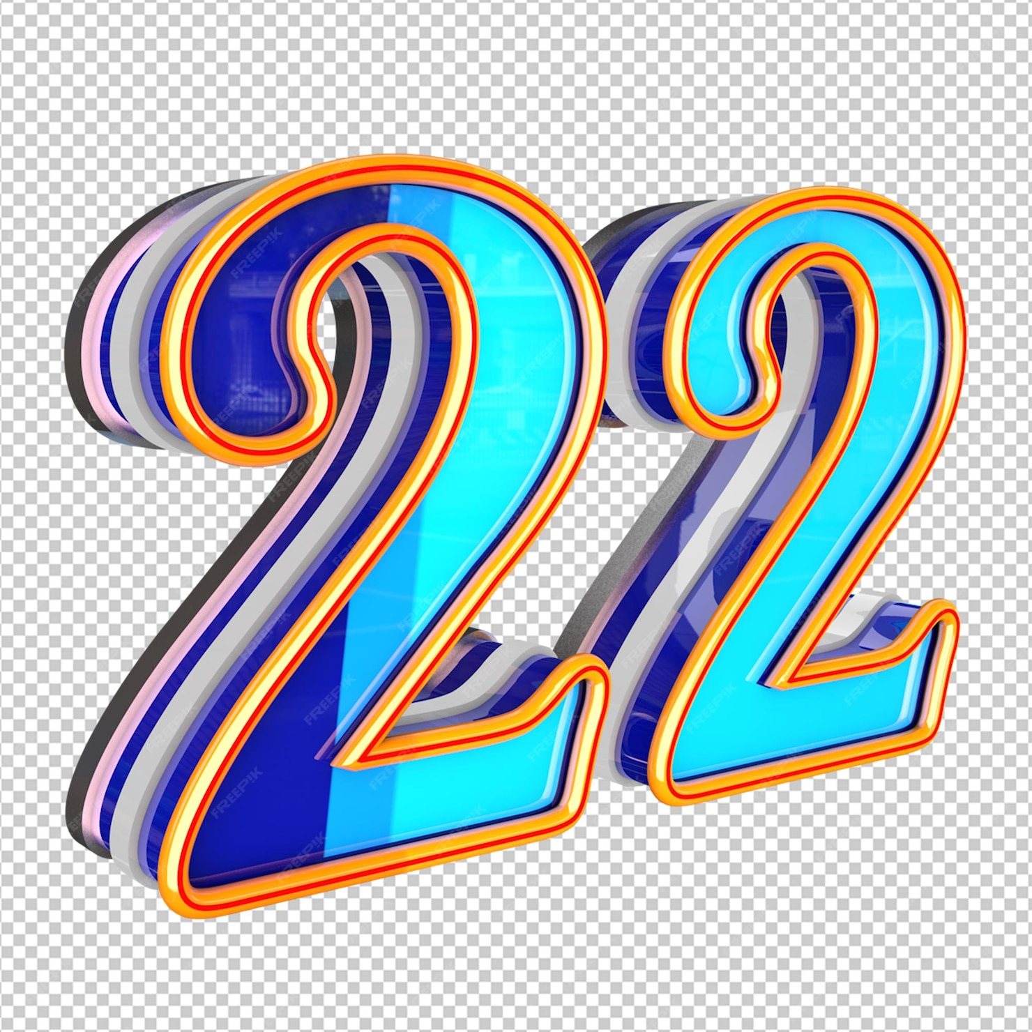 Premium PSD | Number 22