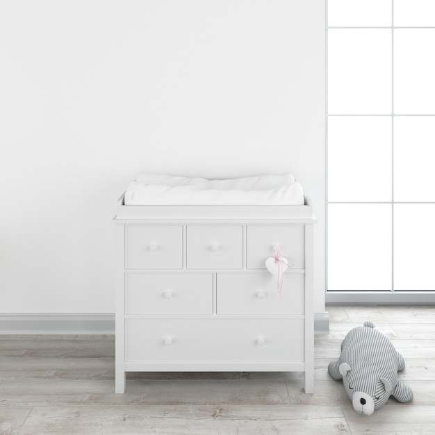 black and white nursery furniture