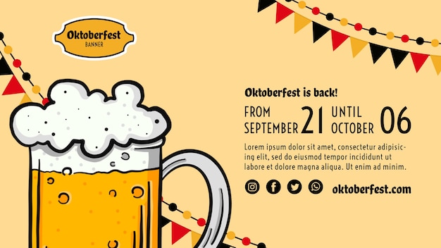 Free Psd Oktoberfest Flyer Template