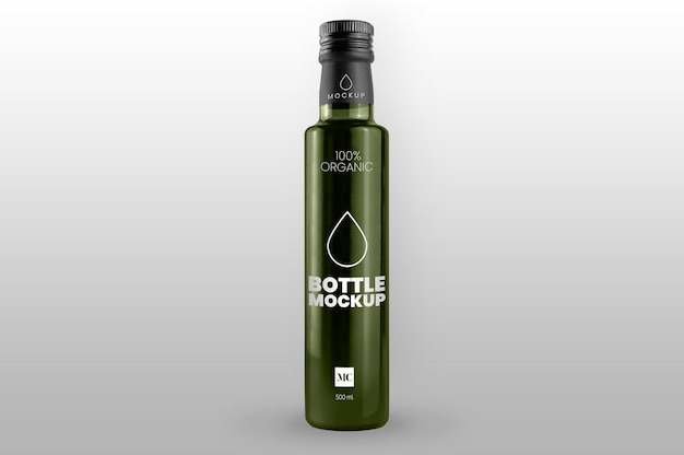 Free Psd Olive Oil Bottle Mockup