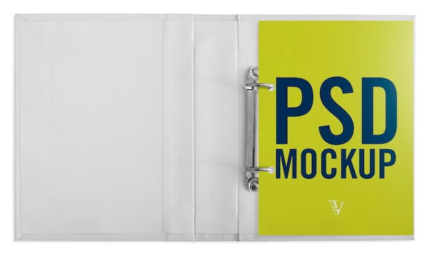 Download Open binder mockup PSD file | Premium Download