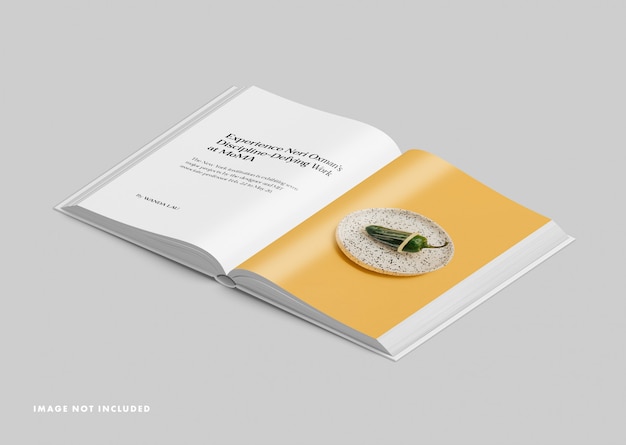 Download Open book mockup | Premium PSD File