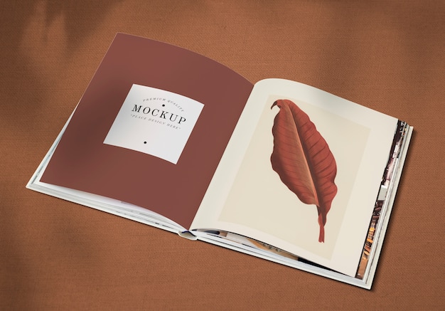 Download Free PSD | Open book mockup