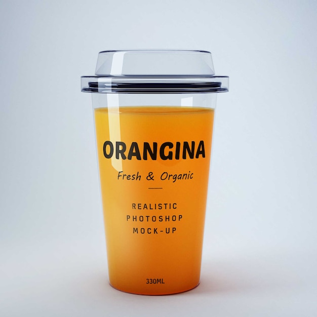 Download Free Psd Orange Juice Mockup