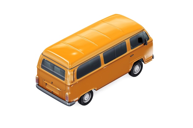 orange minivan
