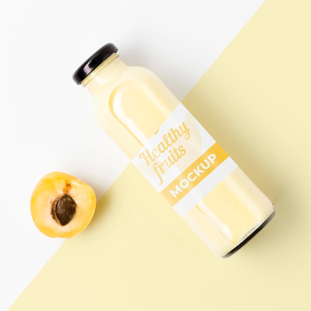 Download Free PSD | Organic fruit smoothie drink mock-up