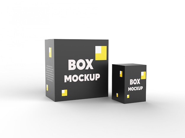 Download Package box mockups | Premium PSD File