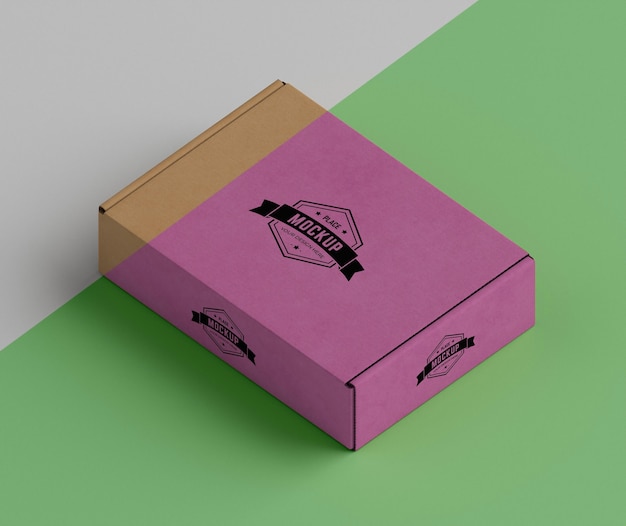 Download Free PSD | Packaging box concept mock-up