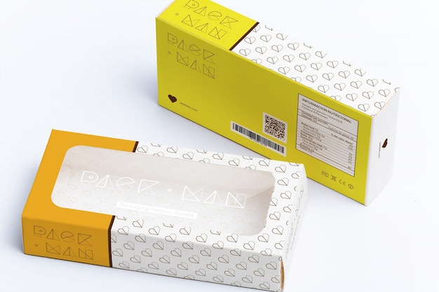 Packaging mock up design PSD file | Premium Download