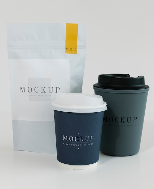 Download Packaging mockup for a coffee shop | Free PSD File