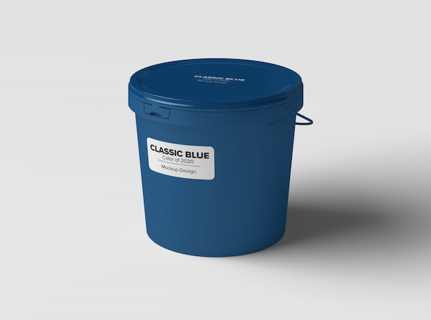 Download Paint bucket mockup | Premium PSD File
