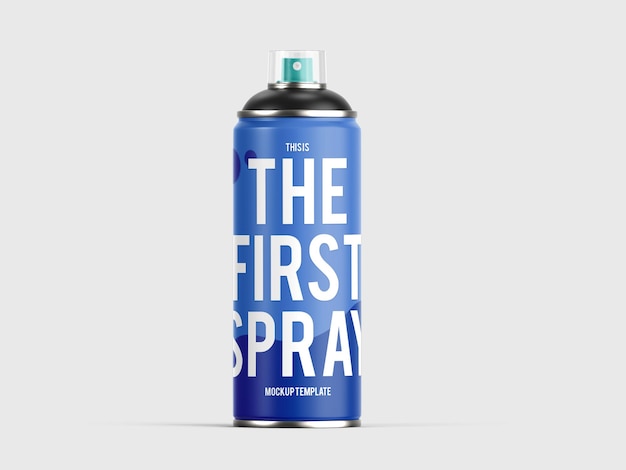 Download Free Psd Paint Spray Can Mockup