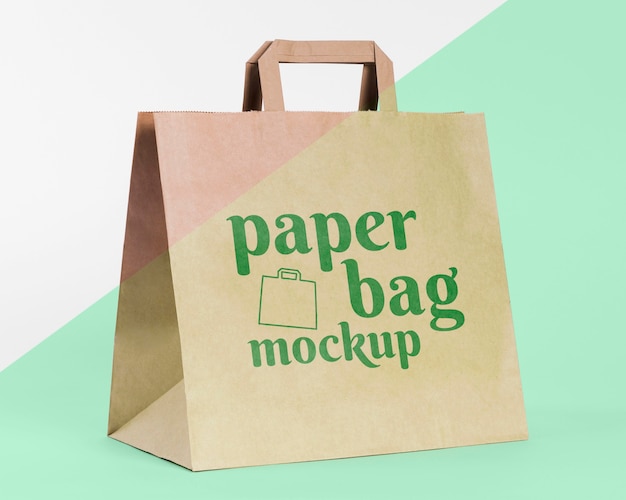 Download Free PSD | Paper bag concept with mock-up