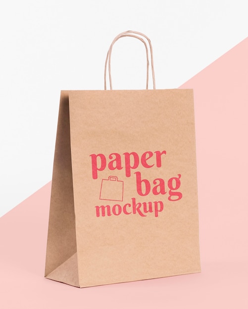 Download Free PSD | Paper bag concept with mock-up