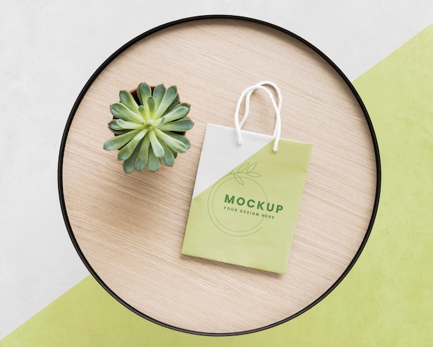 Download Free PSD | Paper bag concept with mock-up