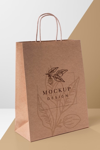 Download Premium PSD | Paper bag concept with mock-up