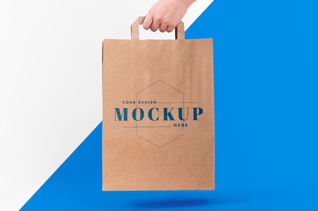 Download Free PSD | Paper bag concept with mock-up