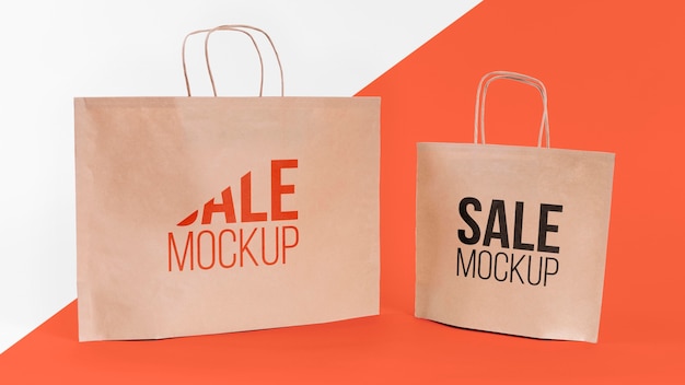 Download Free PSD | Paper bag concept with mock-up