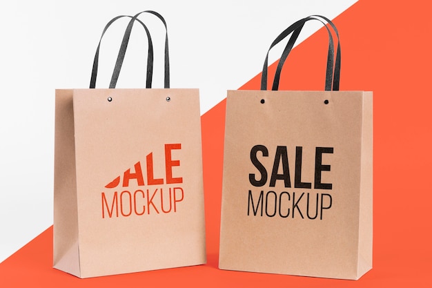 Download Free PSD | Paper bag concept with mock-up