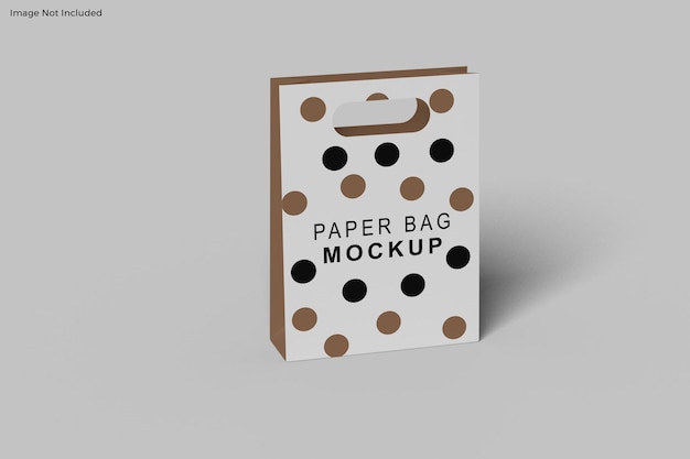 Download Premium PSD | Paper bag mockup design isolated