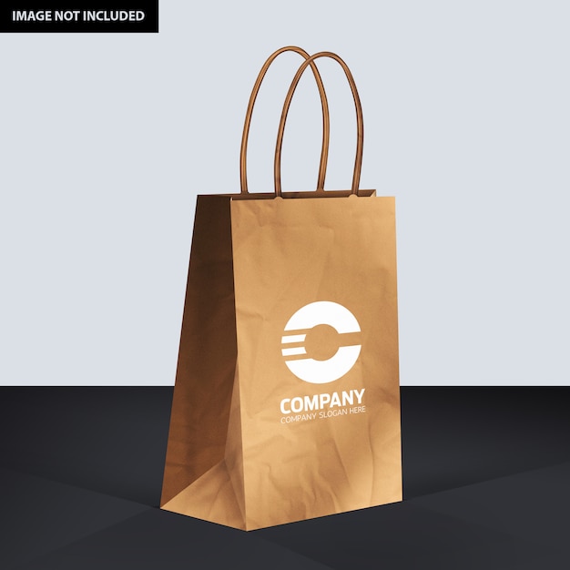 Paper bag mockup PSD file | Premium Download