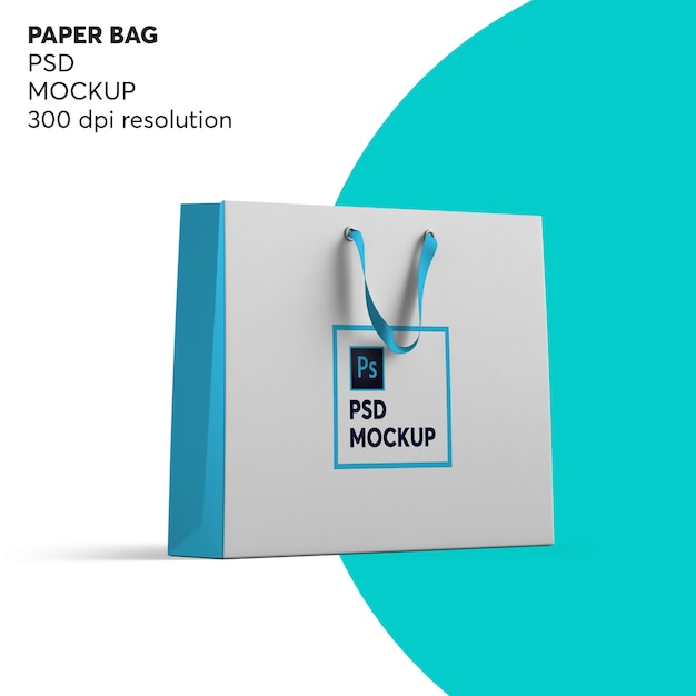 Download Premium PSD | Paper bag mockup