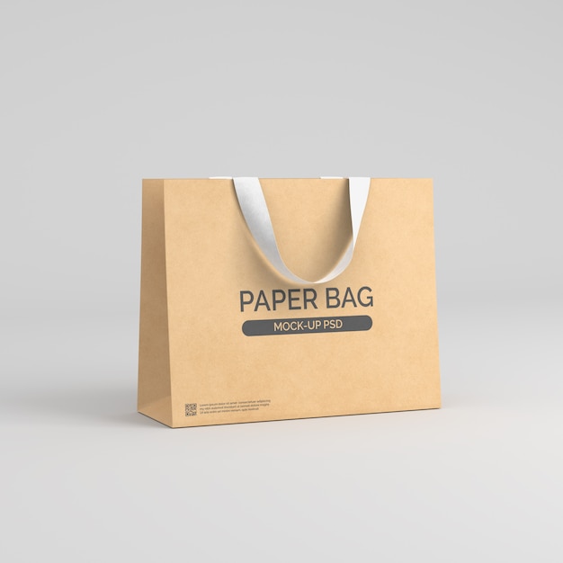 Paper bag mockup Premium Psd