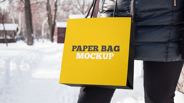 Download Paper bag mockup | Premium PSD File