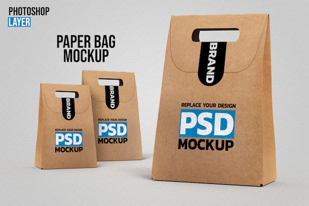 Download Paper bags mockup | Premium PSD File