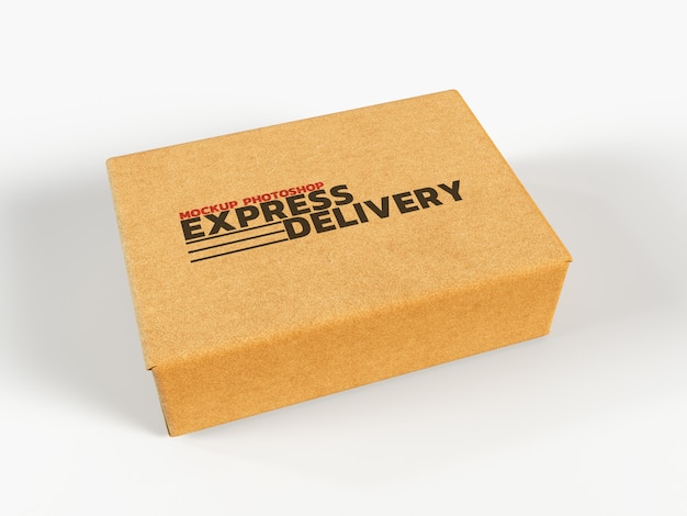 Download Premium PSD | Paper box mockup 3d rendering design