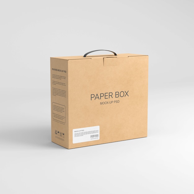 Download Premium PSD | Paper box mockup