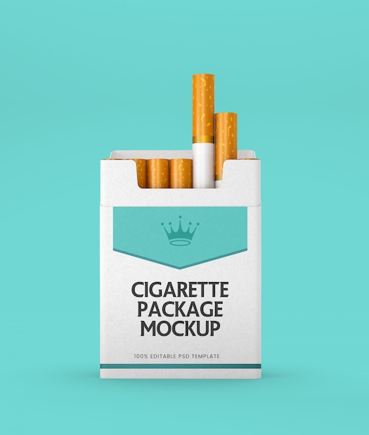 Download Paper cigarette pack mockup | Premium PSD File
