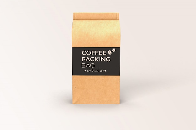 Download Paper coffee bag mockup psd | Premium PSD File