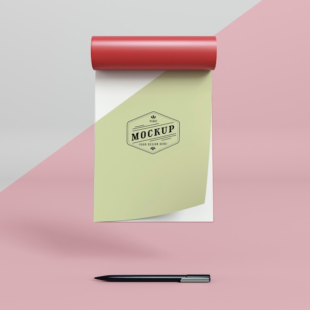 Free PSD | Paper pop concept mock-up