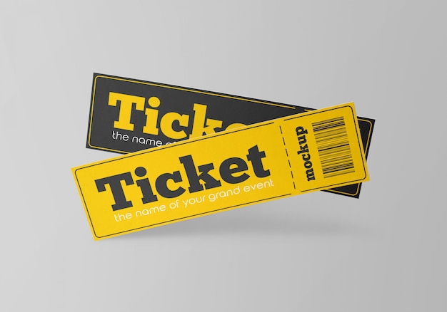 Download Event Ticket Mockup Images Free Vectors Stock Photos Psd Yellowimages Mockups