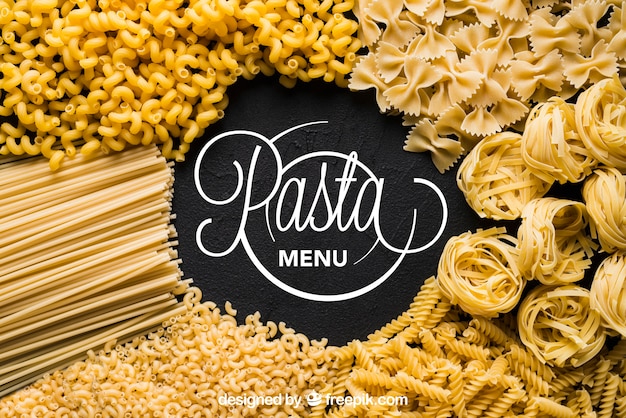 Pasta mockup | Free PSD File